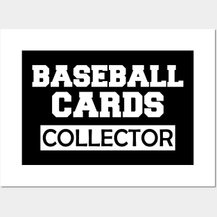 Baseball Cards Collector w Posters and Art